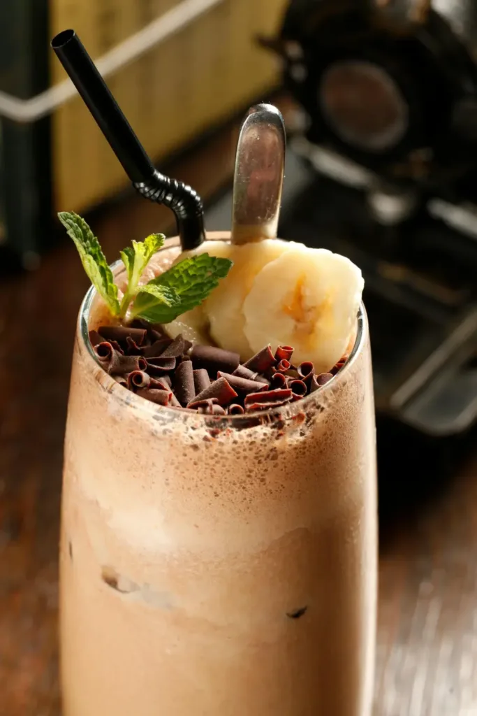 Smoothie energético de cscahuetes y frutas