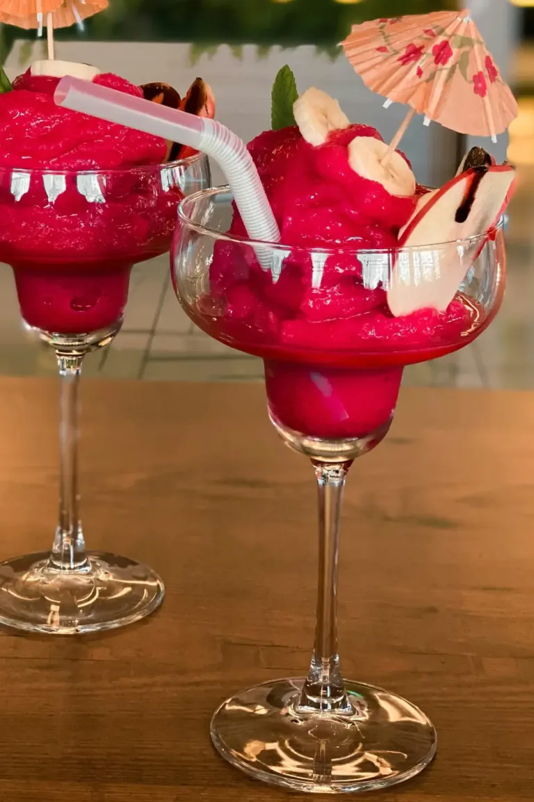 Sorbete de frutos rojos
